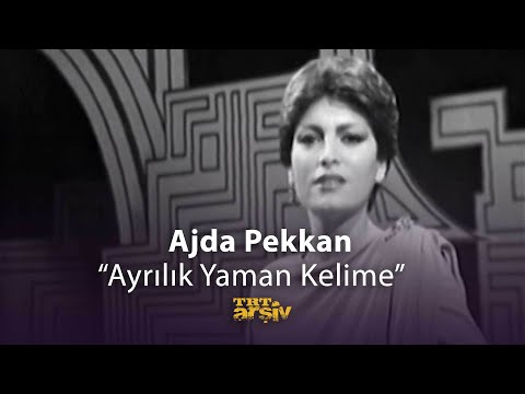 Ajda Pekkan - Ayrılık Yaman Kelime (1978) | TRT Arşiv