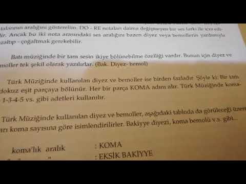 Türk Musikisi Dersleri... Ders:4... Makamlara girmemiz için temel oluşturacak bir ders...