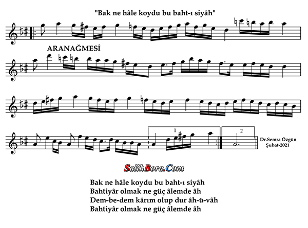 Bak Ne Hâle Koydu Bu Baht-ı Siyah 3 Bak ne hâle koydu bu baht-ı siyah notası - 4