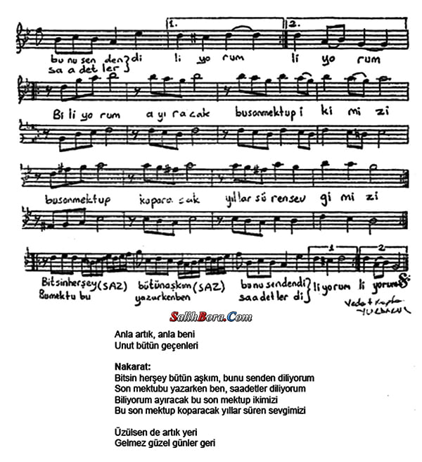 Anla Artık Anla Beni 5 Anla artık anla beni notası - 4
