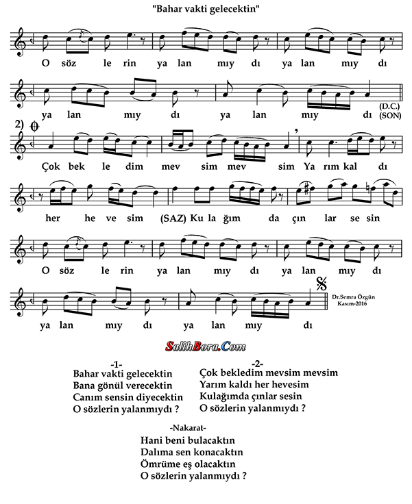 Bahar vakti gelecektin notası - 4